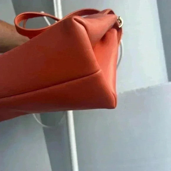 Square Woven Satchel Handbag - A New Day Apricot - Picture 6 of 9